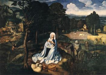 喬吉姆 帕蒂尼爾 Rest During The Flight To Egypt